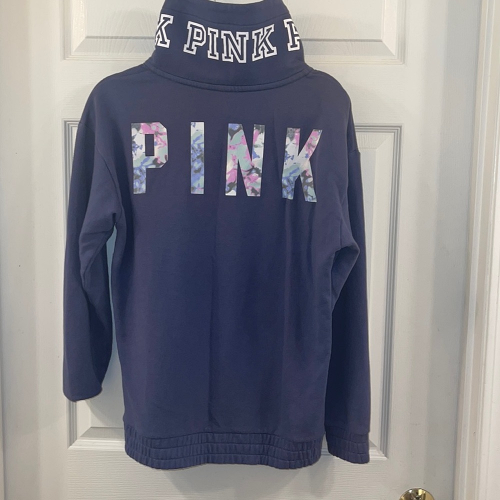 Victoria Sectet Pink Half zip pullover